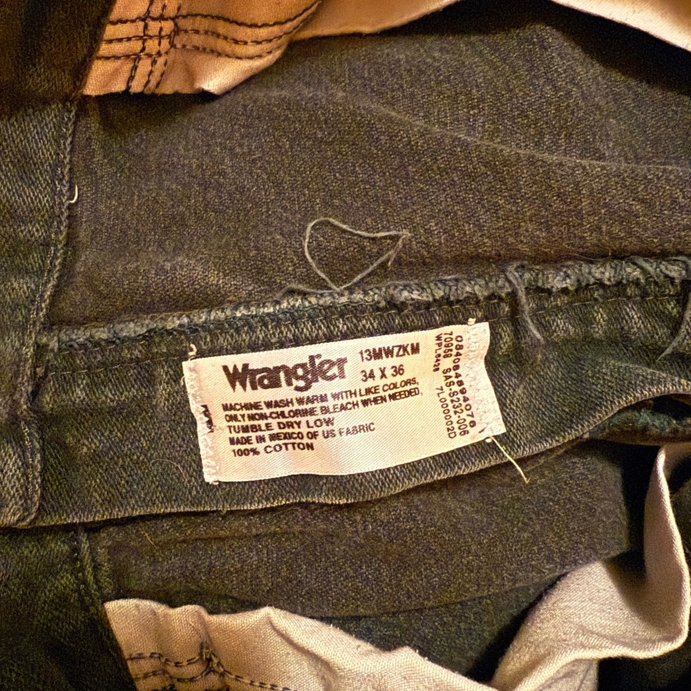 Wrangler Charcoal Denim Pants